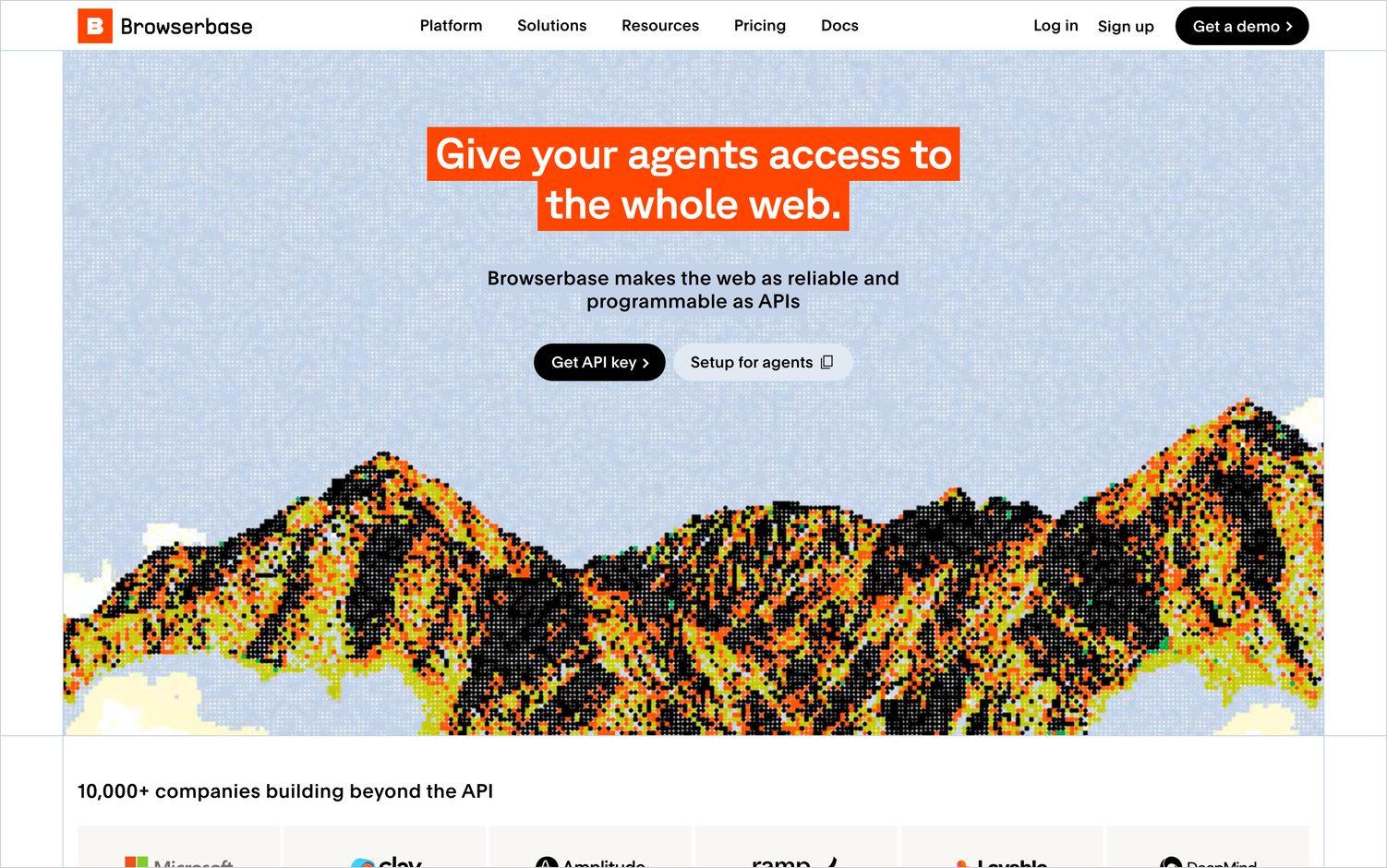 Browserbase homepage