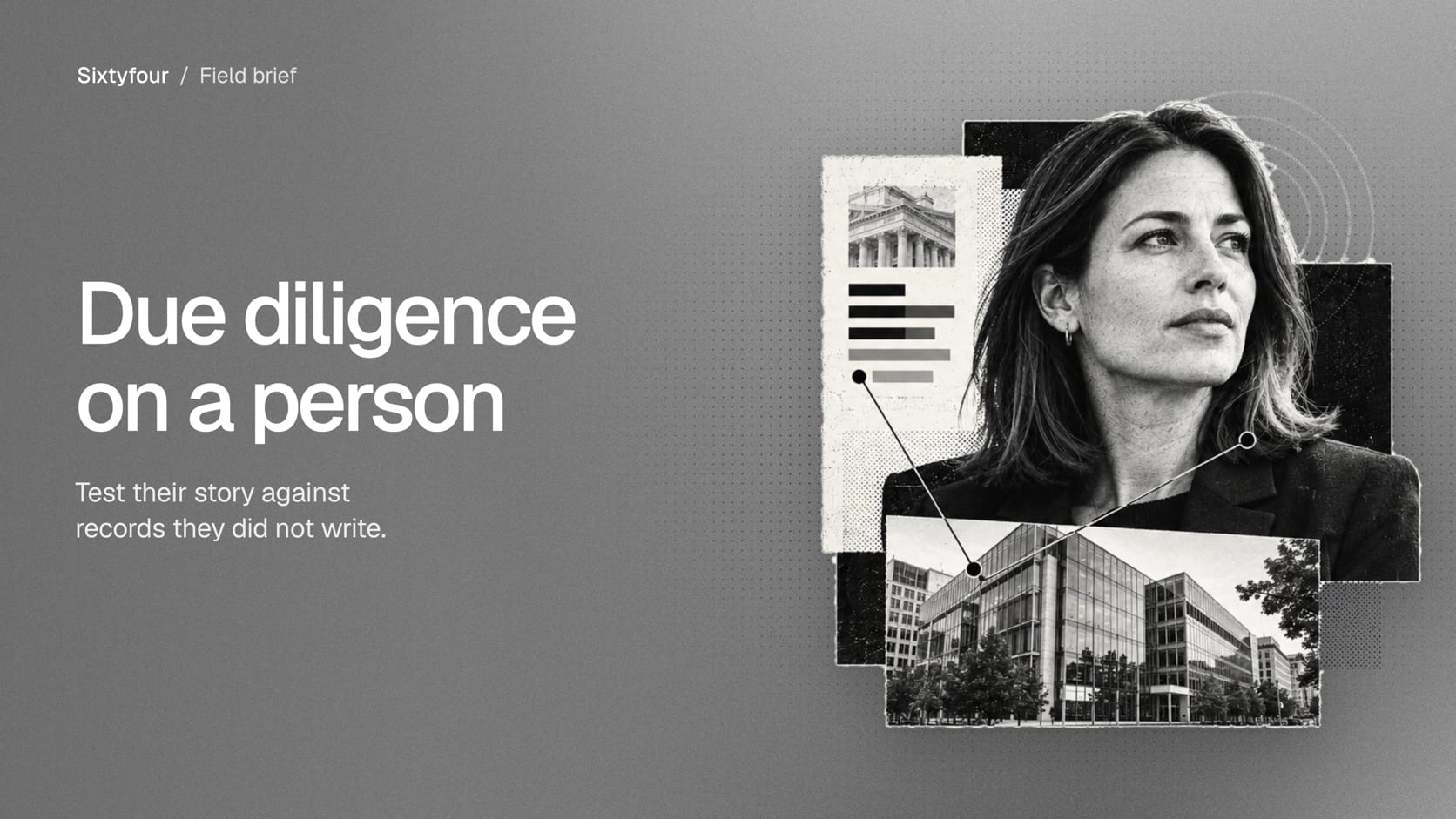How to do due diligence on a person