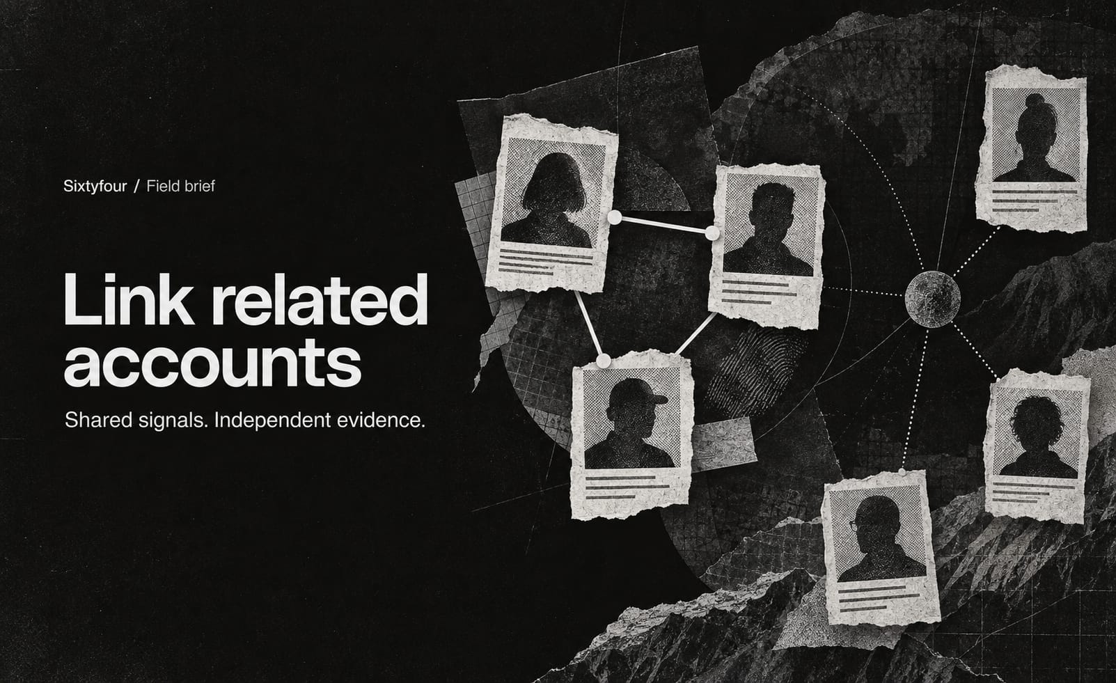 How to link related accounts in a trust and safety investigation